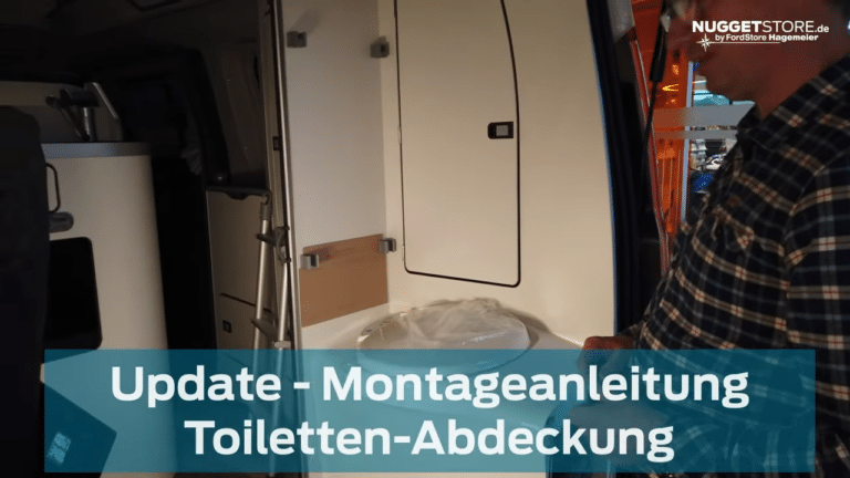 Ford Nugget Zubehoer UPDATE Montageanleitung Toiletten Abdeckung 0 9 screenshot