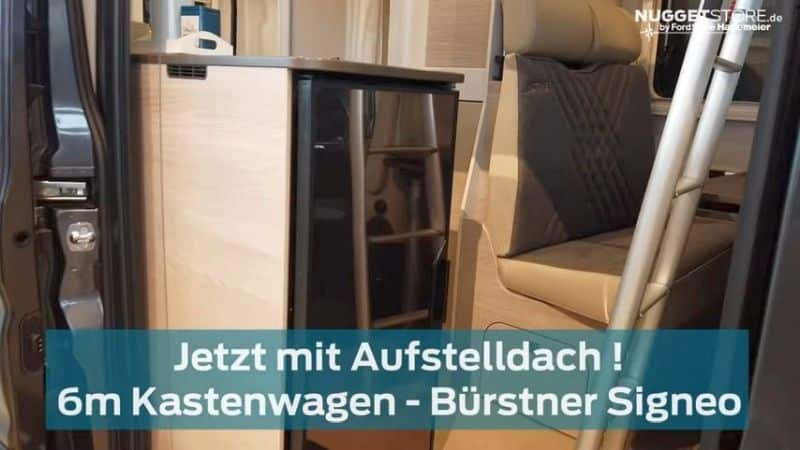 Nugget Store Produktvorstellung Jetzt mit Aufstelldach 6m Kastenwagen Buerstner Signeo 0 12 screenshot